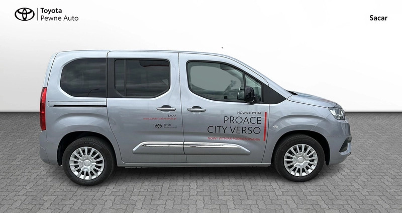 Toyota Proace City Verso cena 106000 przebieg: 13400, rok produkcji 2022 z Nowogród małe 137